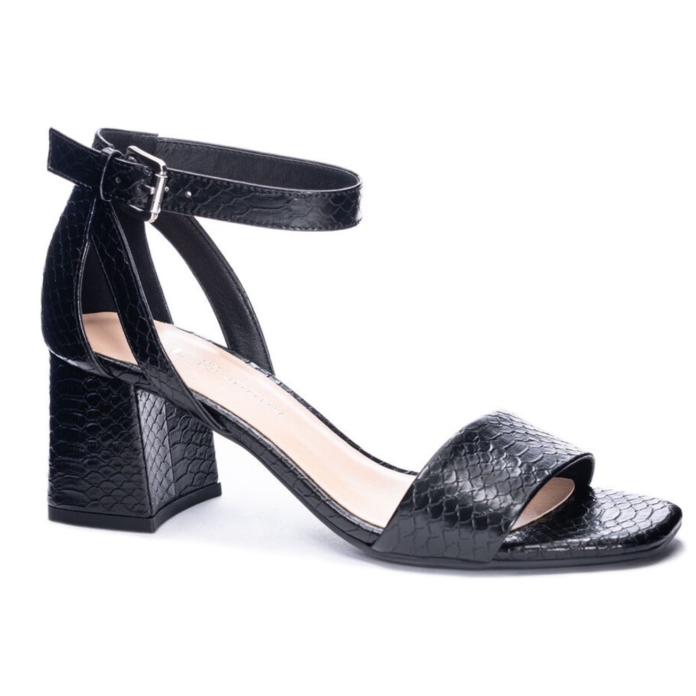 Black Strappy Heels